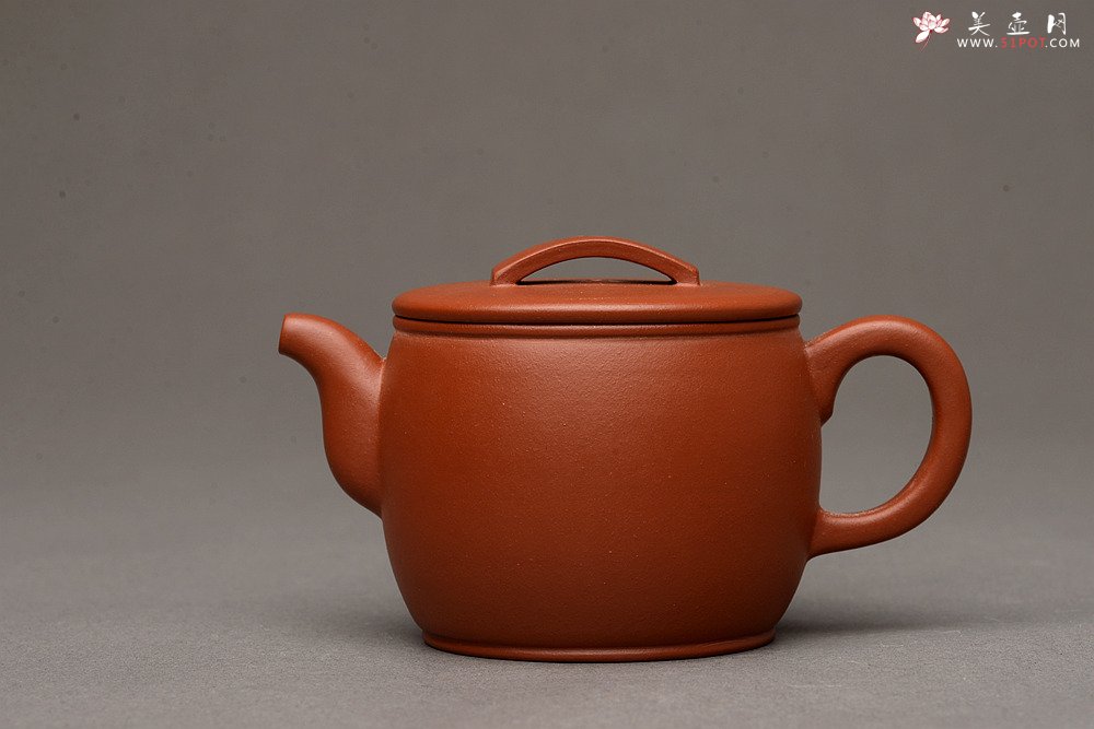 紫砂壶图片：王微全手新品 大口实用 优质朱泥~~全手小汉瓦 - 美壶网
