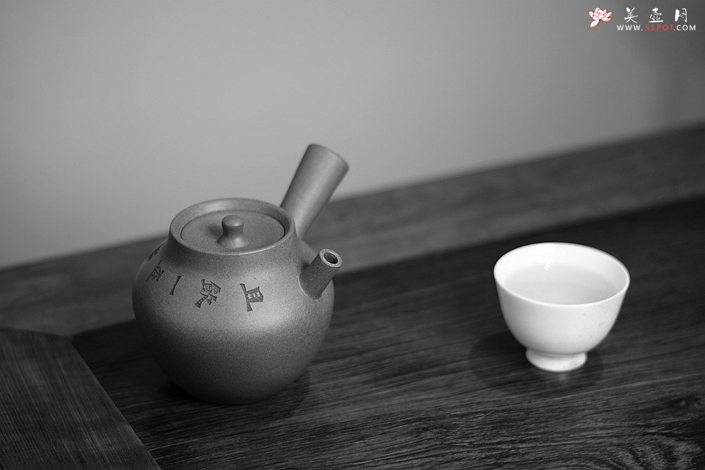 紫砂壶图片：淞庐出品 全手佳作 文气十足~ 云水禅心急须二式 炮嘴独孔 - 美壶网