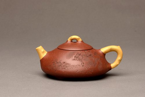 李彦雄紫砂壶 李彦雄新品 雅趣 松鼠栩栩如生 三友石瓢 原矿清水泥
