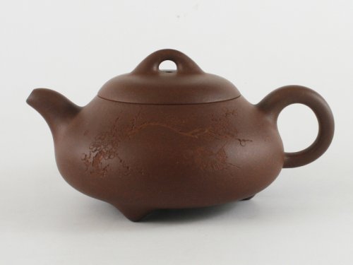 王月芬紫砂壶 矮石瓢 原矿底槽清
