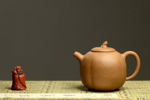 姜建荣(小)紫砂壶 姜建荣全手作品 古拙有趣 小巧可人 全手硕果  原矿段泥