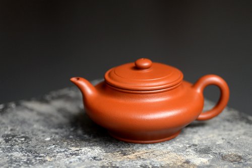 美壶定制紫砂壶 美壶特惠 性价比极高 传统实用 优质朱泥~~虚扁 原矿朱泥