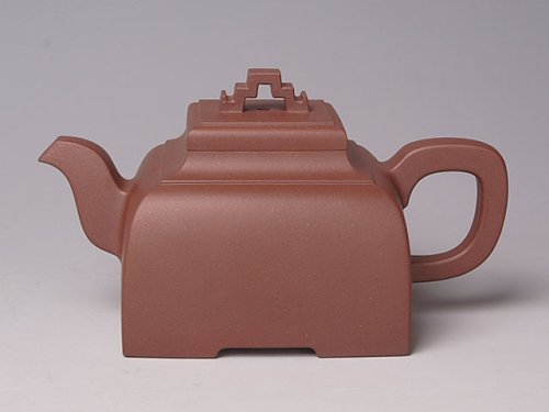 范泽君紫砂壶 四方桥顶壶 原矿底槽清