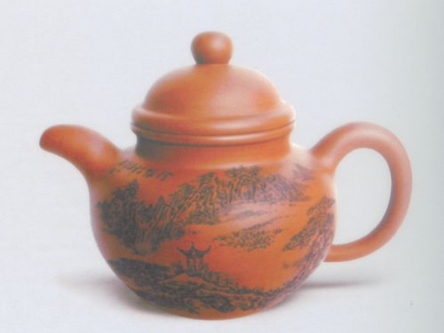 朱秀兰紫砂壶 掇球壶 原矿清水泥