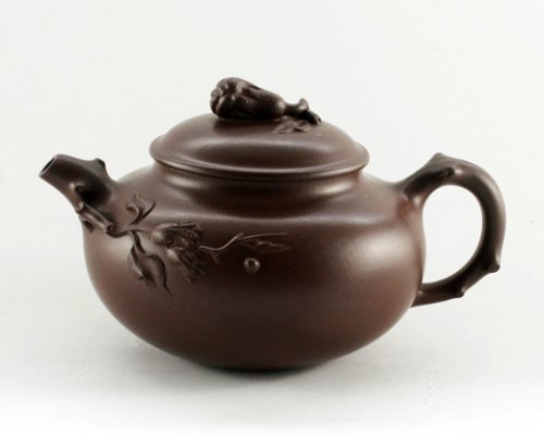 刘彬芬紫砂壶 物华天宝（佛手壶） 原矿紫泥