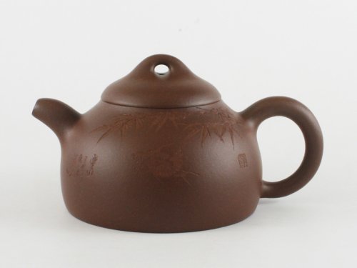 王月芬紫砂壶 得福 原矿紫泥