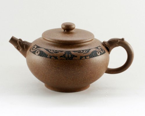 刘彬芬紫砂壶 祥龙壶 芝麻段