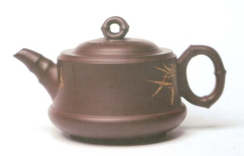 陈珍华紫砂壶 沁竹壶 原矿紫泥