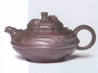 张伟军紫砂壶 风卷葵 原矿紫泥