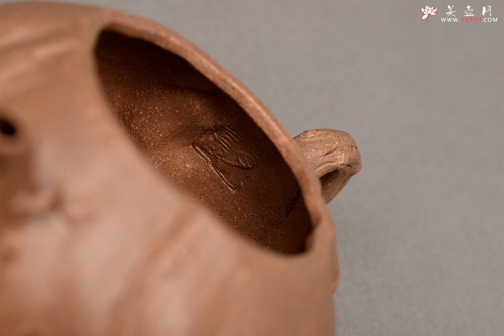 紫砂壶图片：林月长乙未冬全手原创精品 肌理丰富 紫砂新风 学院派  麒麟山音 - 美壶网