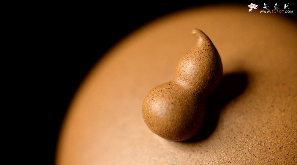 紫砂壶图片：曲峰最新作品  乾坤葫芦 福禄吉祥 纯正优质段 - 美壶网