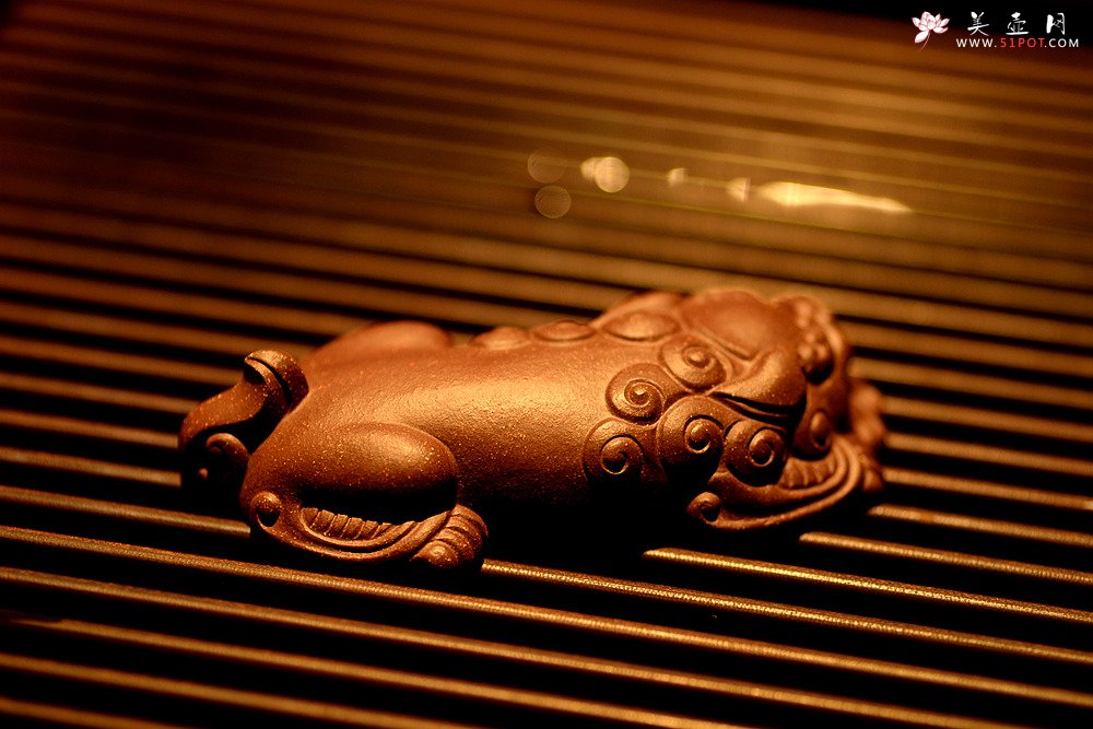 紫砂壶图片：美宠特惠 做工精细 生动传神~~貔貅茶宠 茶盘尤物 - 美壶网