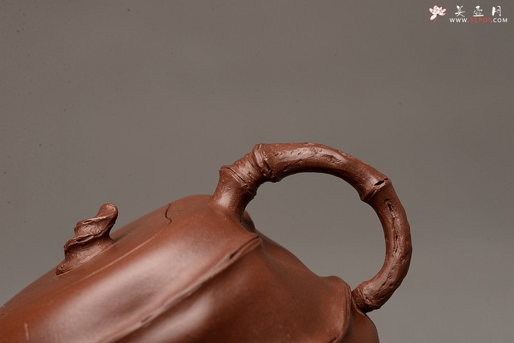 紫砂壶图片：花货新风尚 道法自然 妙趣横生 潘丹初乙未年全手之作 溪竹 - 美壶网