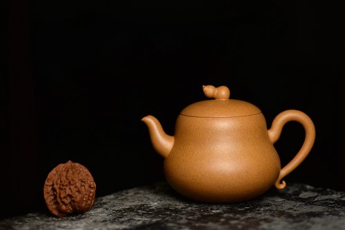 曲峰紫砂壶 曲峰最新作品  乾坤葫芦 福禄吉祥 纯正优质段 黄金段