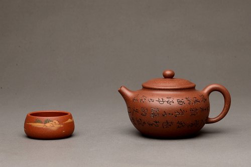 张听钢紫砂壶 老辣双刀 行云流水 优质紫泥调砂 全手宝珠 饱满直流 原矿紫泥