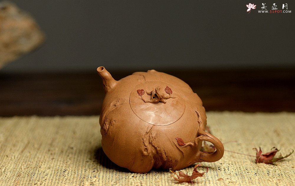 紫砂壶图片：学院派风格~ 郑志贤全手作品 知秋 古朴之味 - 美壶网