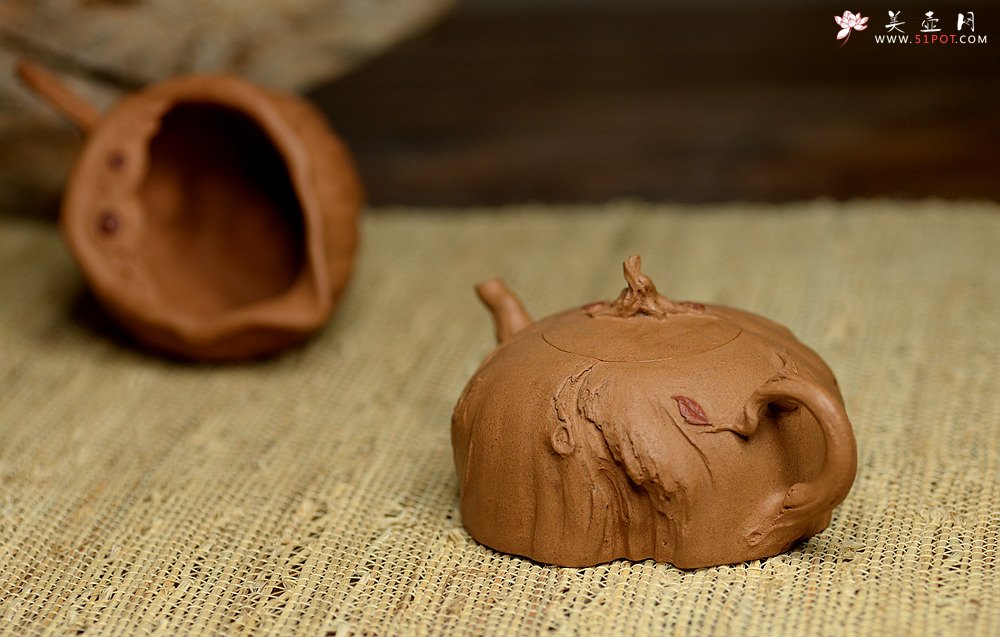 紫砂壶图片：学院派风格~ 郑志贤全手作品 知秋 古朴之味 - 美壶网
