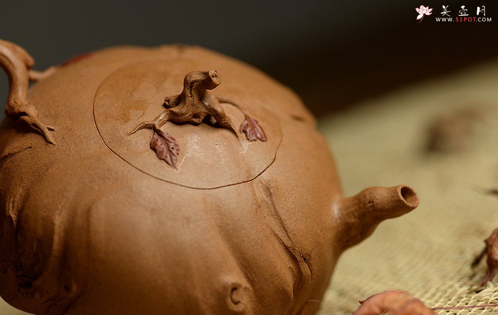 紫砂壶图片：学院派风格~ 郑志贤全手作品 知秋 古朴之味 - 美壶网