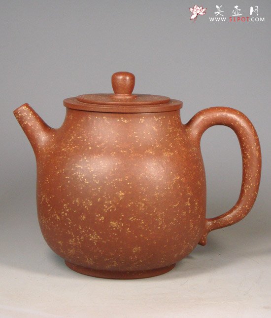 紫砂壶图片：金砂朴梨 - 美壶网