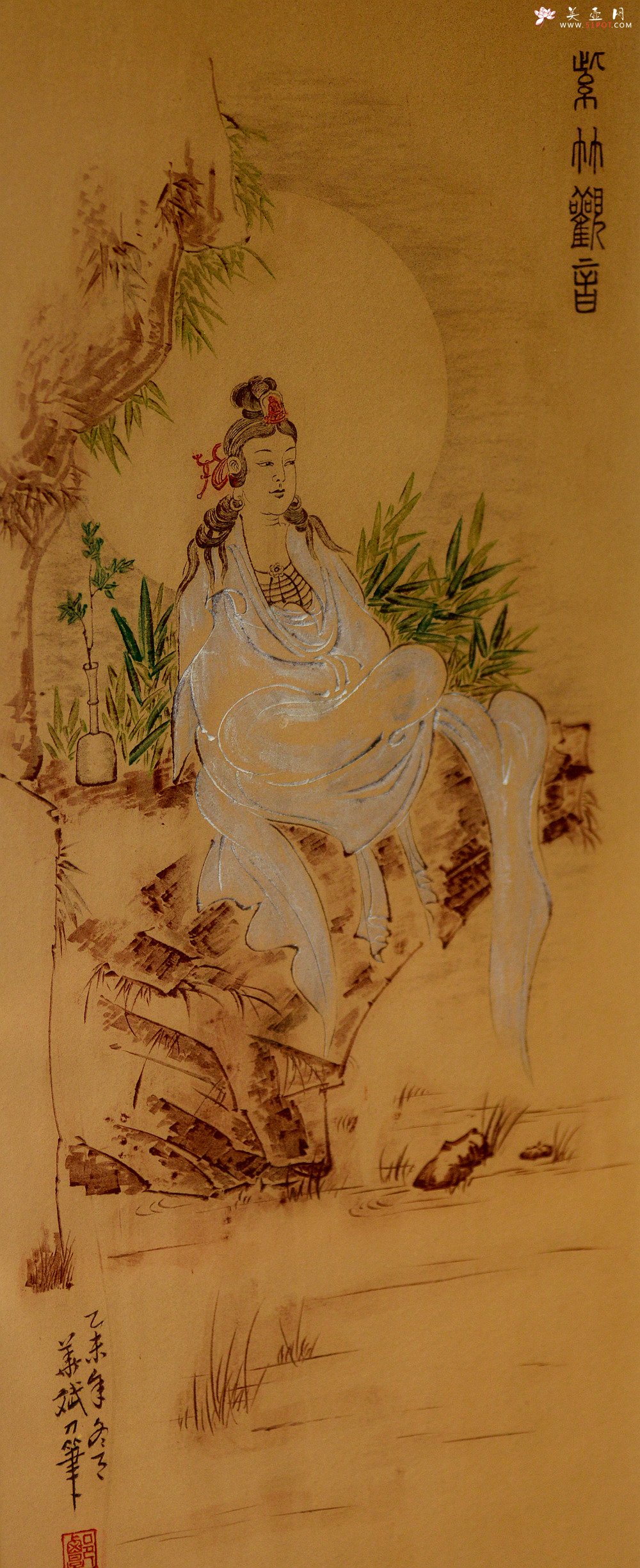 紫砂壶图片：谭华斌精心装饰  壁画 送礼自珍佳作 - 美壶网