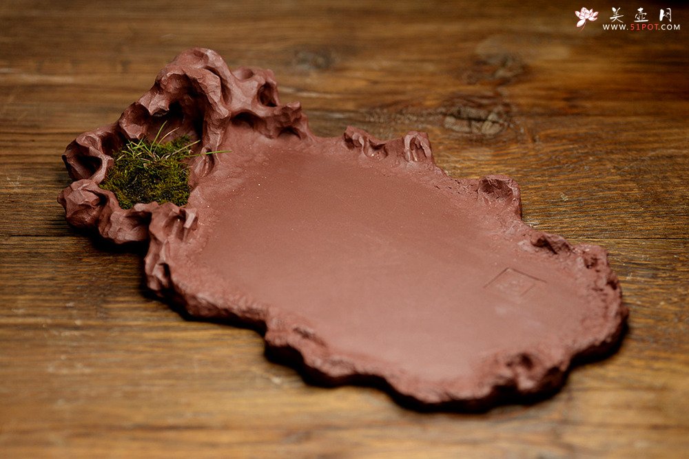 紫砂壶图片：学院派风格~非常好玩的作品 全手工干泡台 - 美壶网