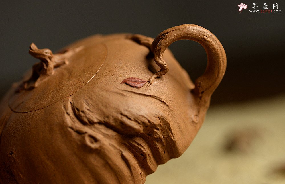 紫砂壶图片：学院派风格~ 郑志贤全手作品 知秋 古朴之味 - 美壶网