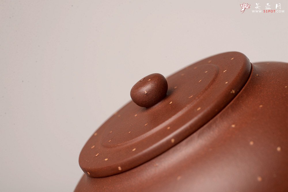 紫砂壶图片：王微全手新品 做工精致 大口实用有趣 全手铺砂锦泉 - 美壶网