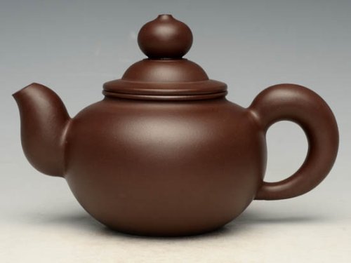杨景义紫砂壶 福壶 原矿紫泥