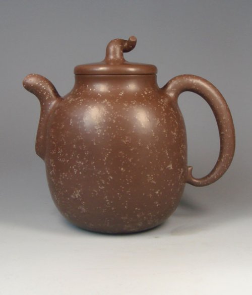 彭耀年紫砂壶 茄段壶 原矿紫泥