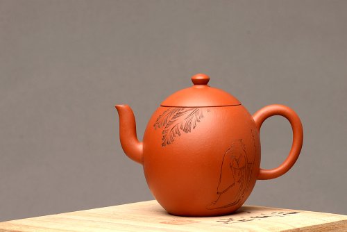 徐亚春紫砂壶 徐亚春新品 优质朱泥 秀气可人 元静 游心堂主人装饰 原矿朱泥