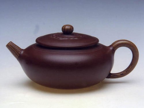 杨景义紫砂壶 祥鼓 原矿紫泥