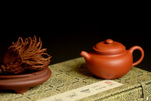 徐亚春紫砂壶 优质朱泥 娇艳迷人 全手仿古 传统实用 原矿朱泥