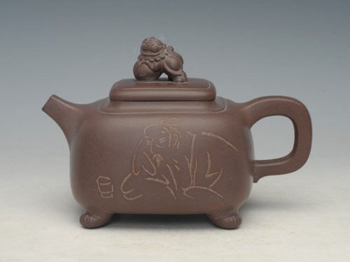 眭龙俊紫砂壶 宝鼎 原矿紫泥