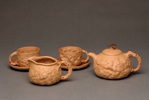 谢多莲紫砂壶 谢多莲全手龚春套组~ 非常好玩 古朴之味 自然生动 原矿段泥