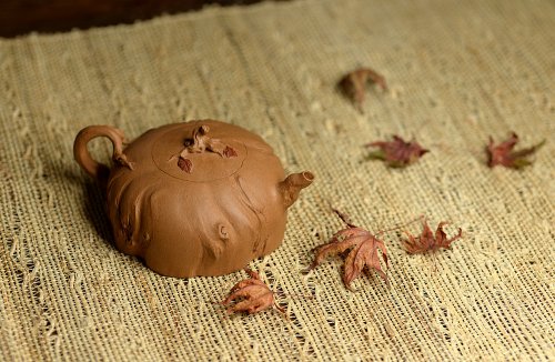 郑志贤紫砂壶 学院派风格~ 郑志贤全手作品 知秋 古朴之味 原矿段泥