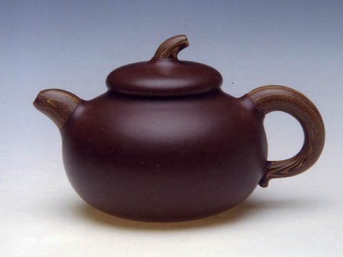 杨景义紫砂壶 茄瓜 原矿紫泥