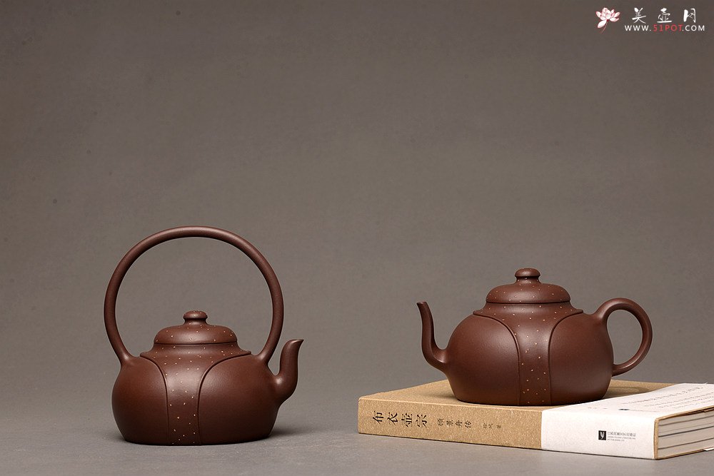 紫砂壶图片：徐正涛经典代表作 乙未冬全手作品  演绎经典传统 精工 龙带对壶 - 美壶网
