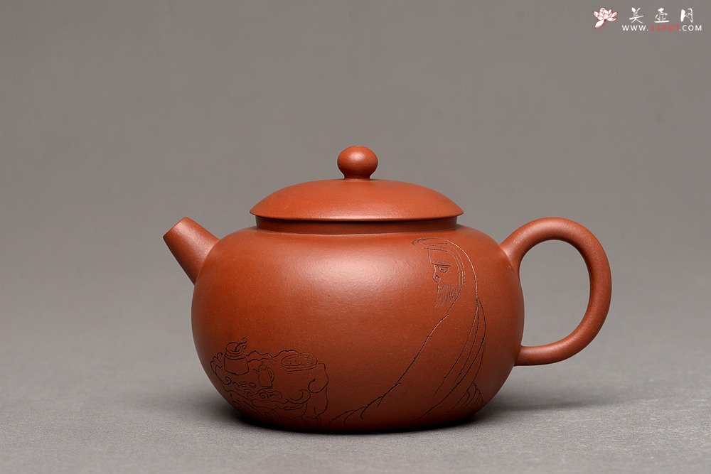 紫砂壶图片：美壶特惠 优质红皮龙 古朴有趣 实用耐品  元婴 杀茶利器 - 美壶网