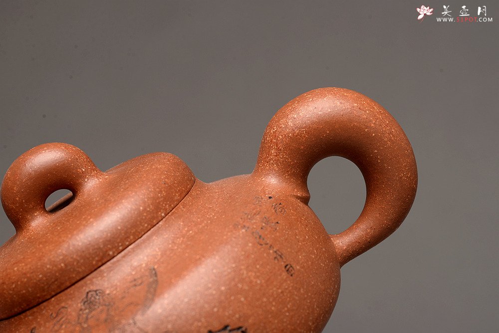 紫砂壶图片：精品 道洪风格 出水如柱 全手玉璧 获奖作品 - 美壶网