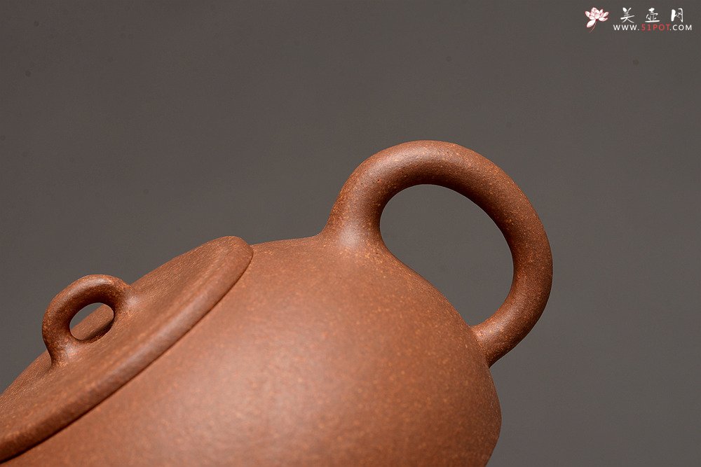 紫砂壶图片：张悦全手作品 段泥石权壶 优质老段 别有风味 实用可人 - 美壶网