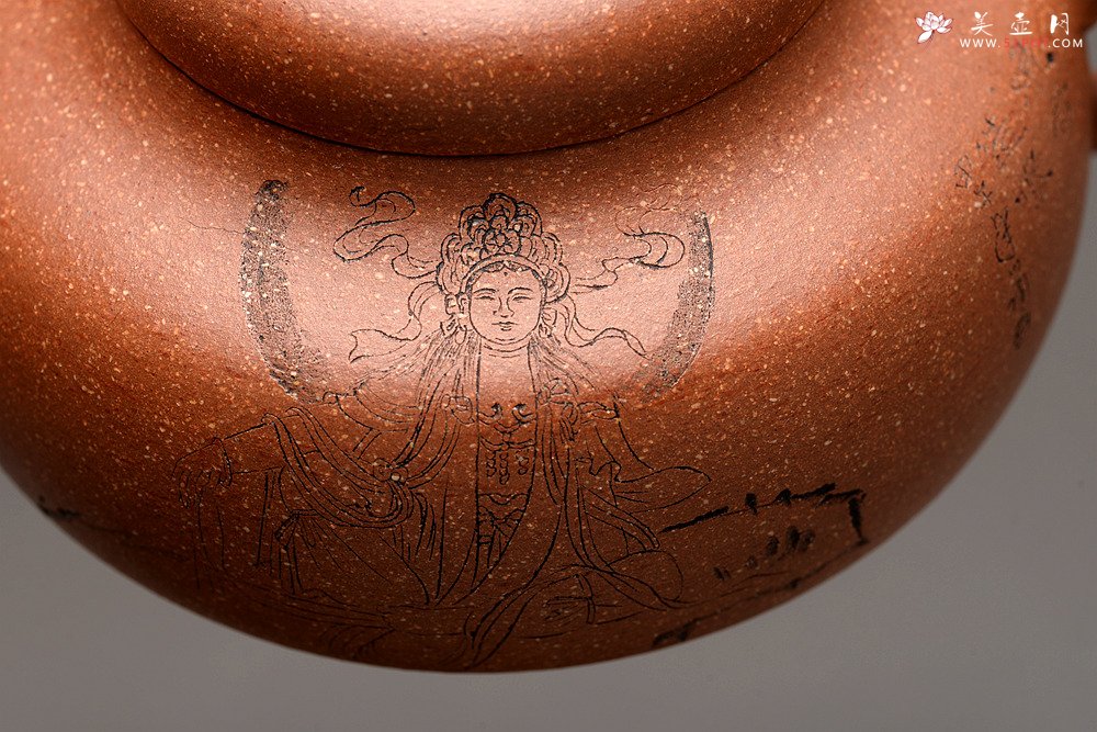 紫砂壶图片：精品 道洪风格 出水如柱 全手玉璧 获奖作品 - 美壶网