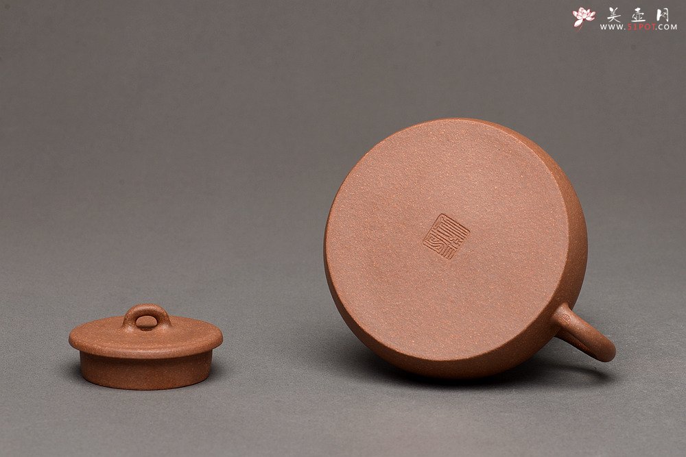 紫砂壶图片：张悦全手作品 段泥石权壶 优质老段 别有风味 实用可人 - 美壶网