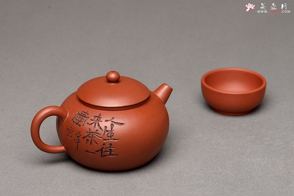 紫砂壶图片：美壶特惠 优质红皮龙 古朴有趣 实用耐品  元婴 杀茶利器 - 美壶网