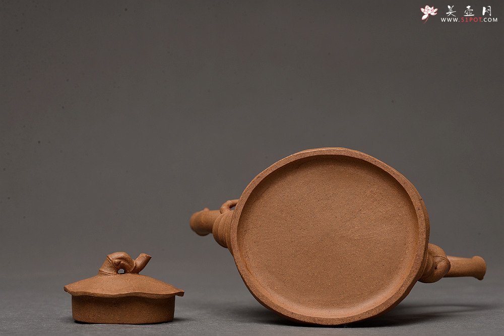 紫砂壶图片：林秀明经典代表作 自然古朴 秀雅竹韵 线条灵动~ 学院风 全手清逸 - 美壶网