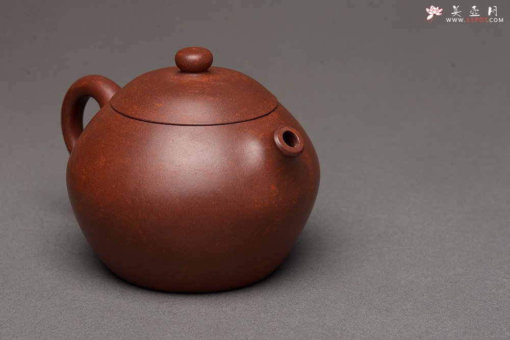 紫砂壶图片：饱满圆润 古朴可爱 全手龙蛋 实用佳品！ - 美壶网