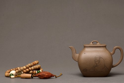 顾文君紫砂壶 顾文君乙未冬新品 平稳秀美 随方就圆 优质青段 全手雅亭四方 青灰泥