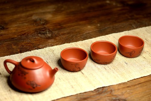 朱牧清紫砂壶  自用最佳 八大风格品茗杯~ 一套好玩~ 原矿降坡泥