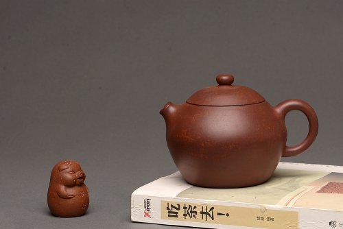 钱林芳紫砂壶 饱满圆润 古朴可爱 全手龙蛋 实用佳品！ 原矿紫泥