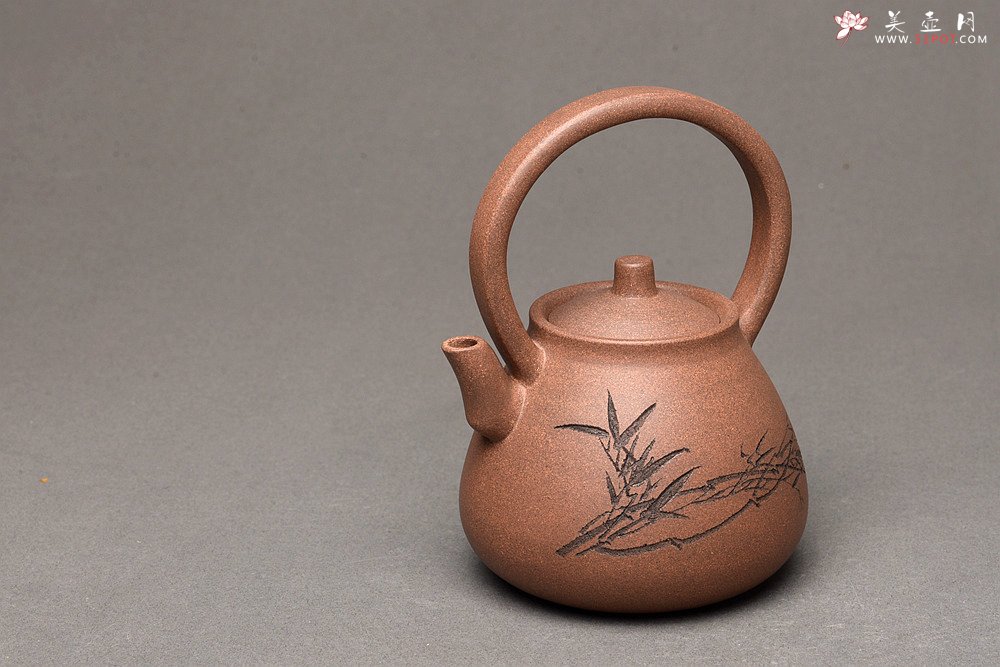 紫砂壶图片：淞庐出品 全手佳作 文气十足~逸提 优质老段泥 - 美壶网