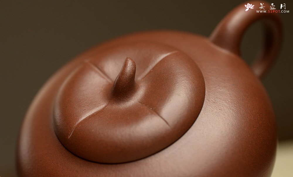 紫砂壶图片：王微丙申年全手新品 做工精致 灵巧秀雅  柿圆壶 - 美壶网